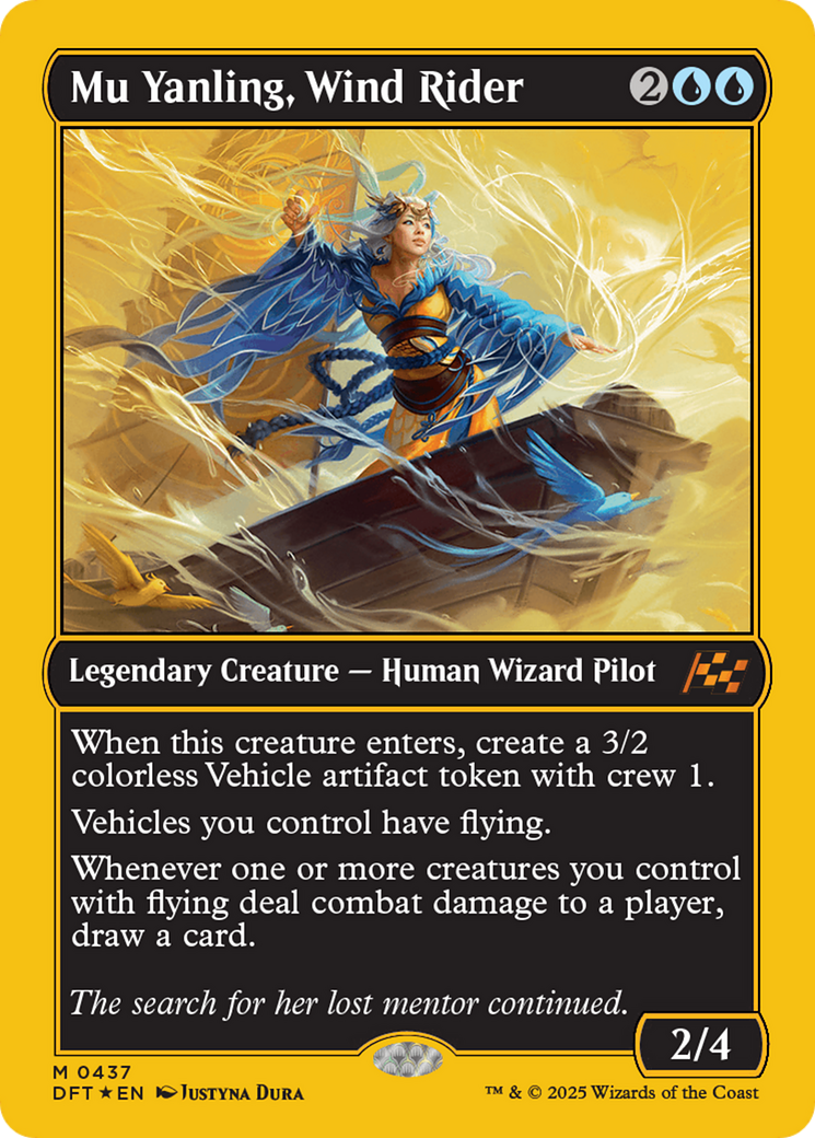 Mu Yanling, Wind Rider (First-Place Foil) [Aetherdrift] | D20 Games