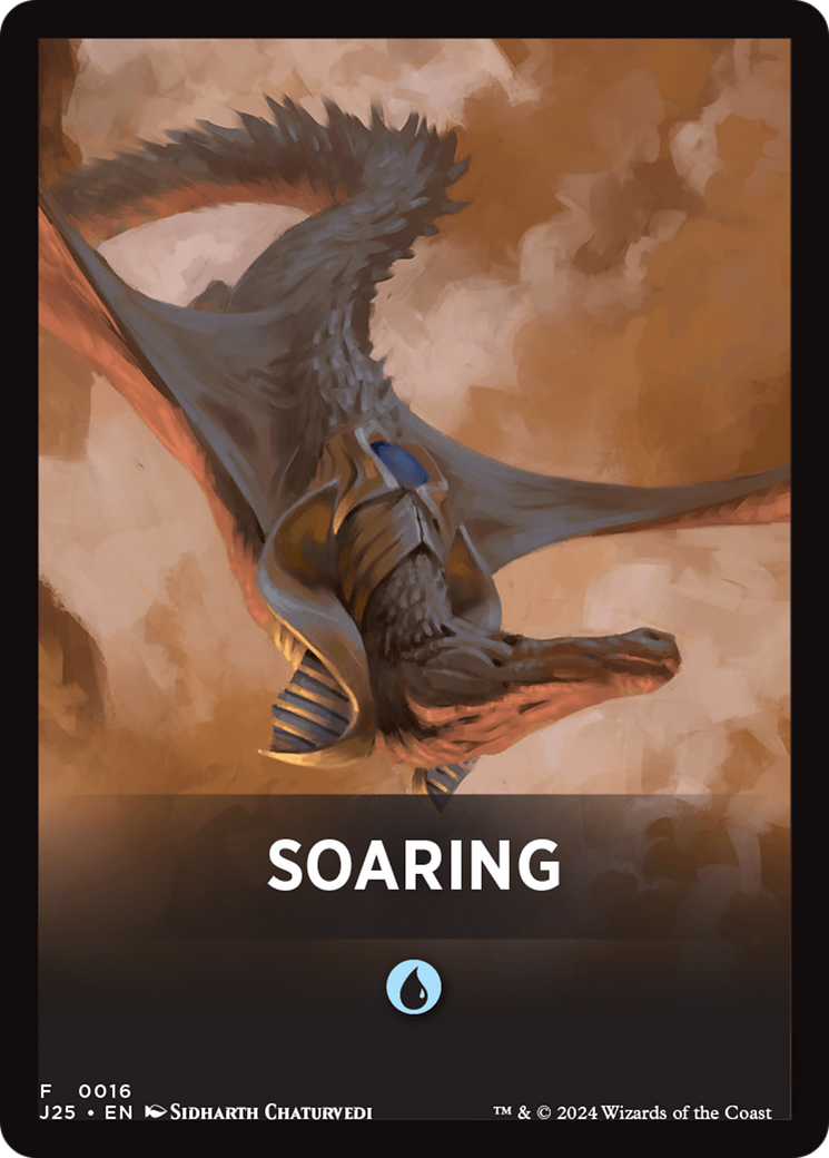 Soaring Theme Card [Foundations Jumpstart Front Cards] | D20 Games