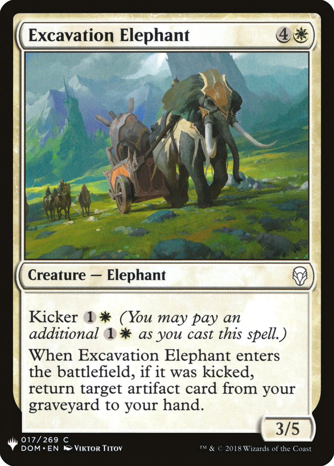 Excavation Elephant [Mystery Booster] | D20 Games