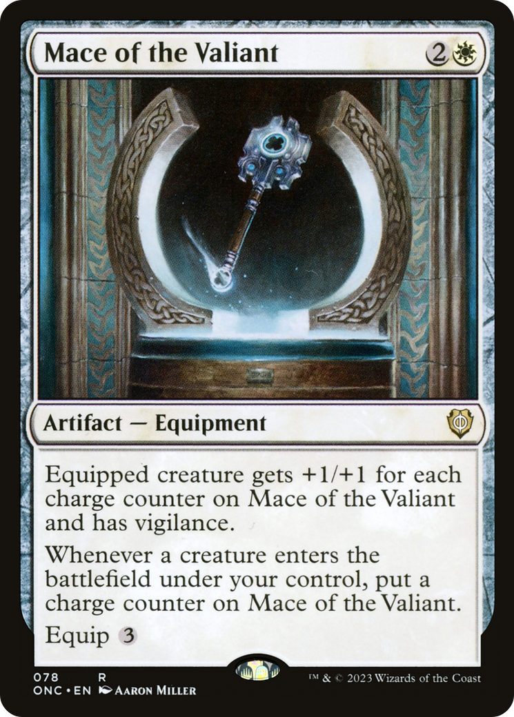 Mace of the Valiant [Phyrexia: All Will Be One Commander] | D20 Games