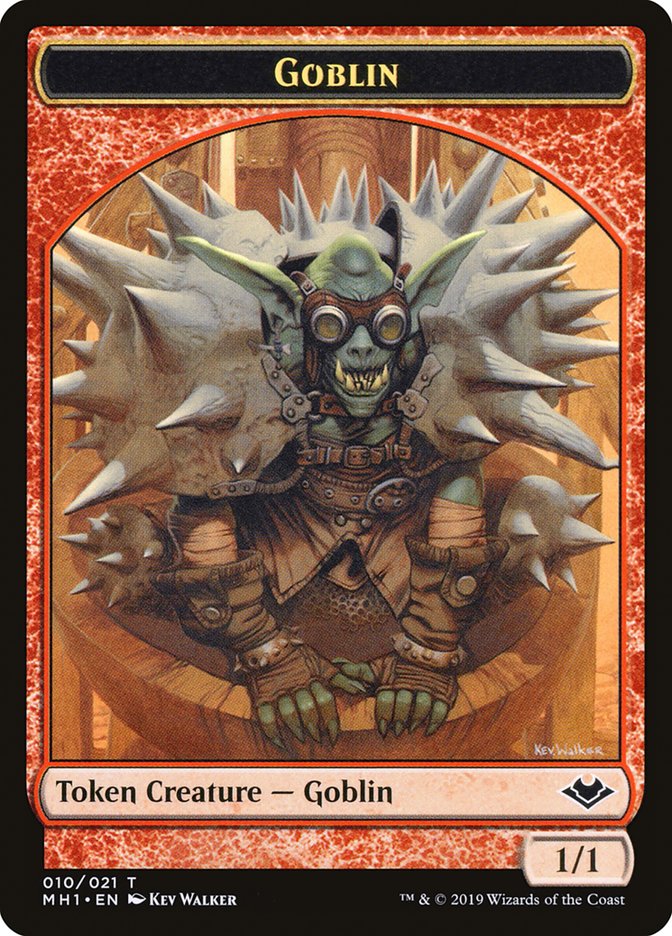 Angel (002) // Goblin (010) Double-Sided Token [Modern Horizons Tokens] | D20 Games