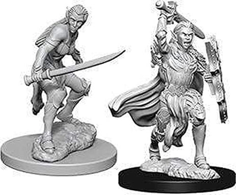 Dungeons and Dragons Wizkids Elf Fighter Nolzurs Marvelous Unpainted s Wave 6 Elf Female Fighter Miniature D&D WZK73385