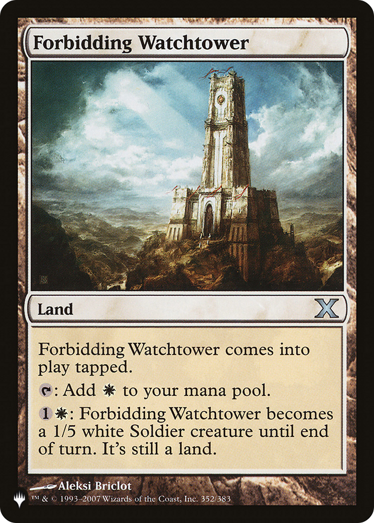 Forbidding Watchtower [The List] | D20 Games