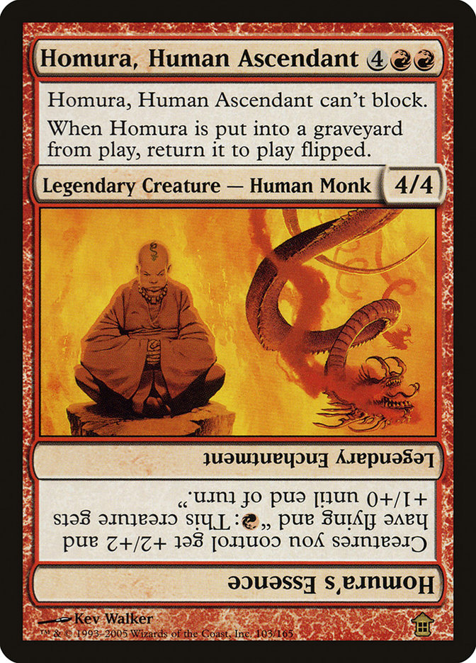 Homura, Human Ascendant // Homura's Essence [Saviors of Kamigawa] | D20 Games