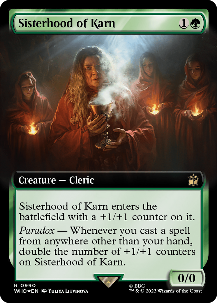 Sisterhood of Karn (Extended Art) (Surge Foil) [Doctor Who] | D20 Games