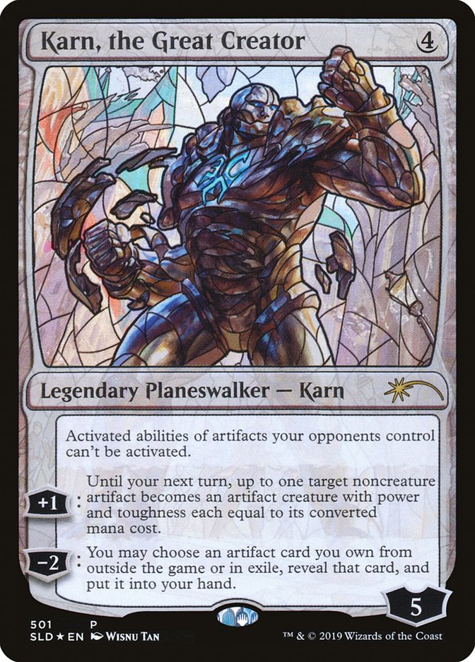 Karn, the Great Creator (Stained Glass) [Secret Lair Drop Promos] | D20 Games