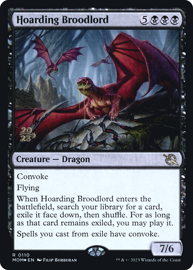 Hoarding Broodlord [March of the Machine Prerelease Promos] | D20 Games