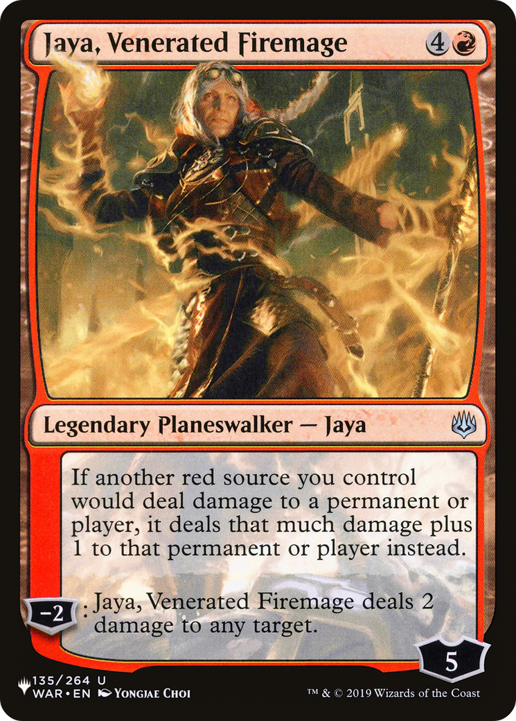 Jaya, Venerated Firemage [The List] | D20 Games