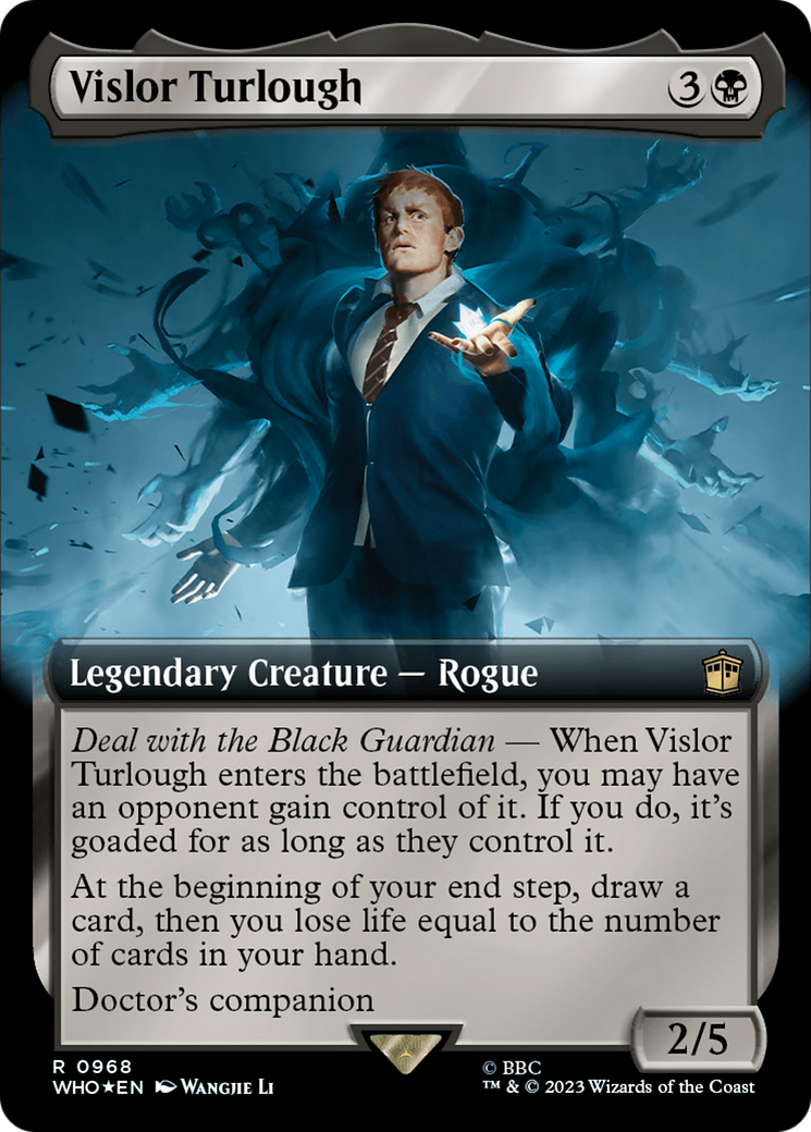 Vislor Turlough (Extended Art) (Surge Foil) [Doctor Who] | D20 Games