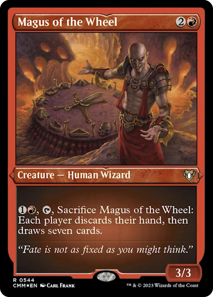 Magus of the Wheel (Foil Etched) [Commander Masters] | D20 Games