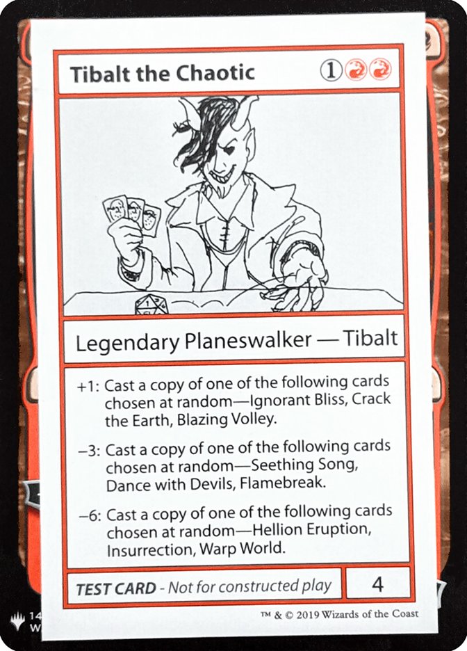 Tibalt the Chaotic [Mystery Booster Playtest Cards] | D20 Games