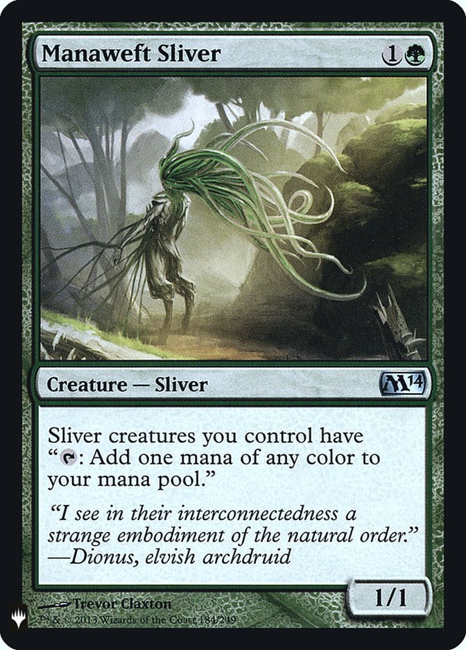 Manaweft Sliver [Mystery Booster] | D20 Games