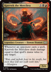 Kaervek the Merciless [Duskmourn: House of Horror Commander] | D20 Games