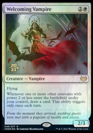 Welcoming Vampire [Innistrad: Crimson Vow Prerelease Promos] | D20 Games