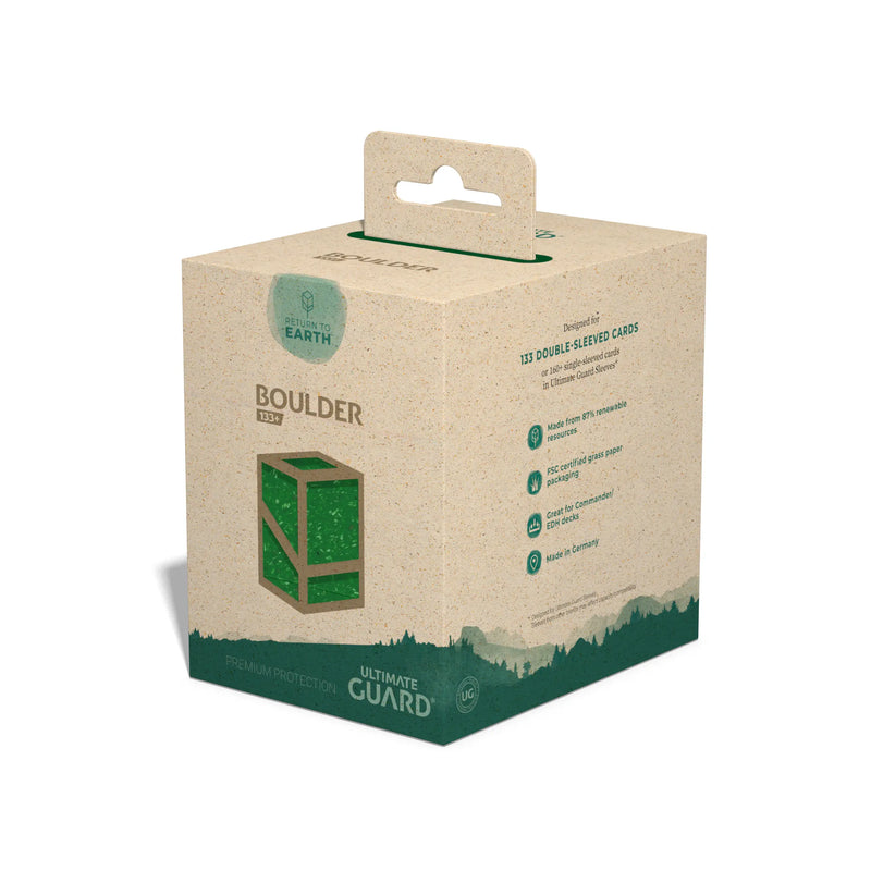 Ultimate Guard Boulder 133+ Return to Earth Deck Box - Green