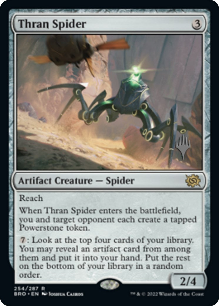 Thran Spider (Promo Pack) [The Brothers' War Promos] | D20 Games