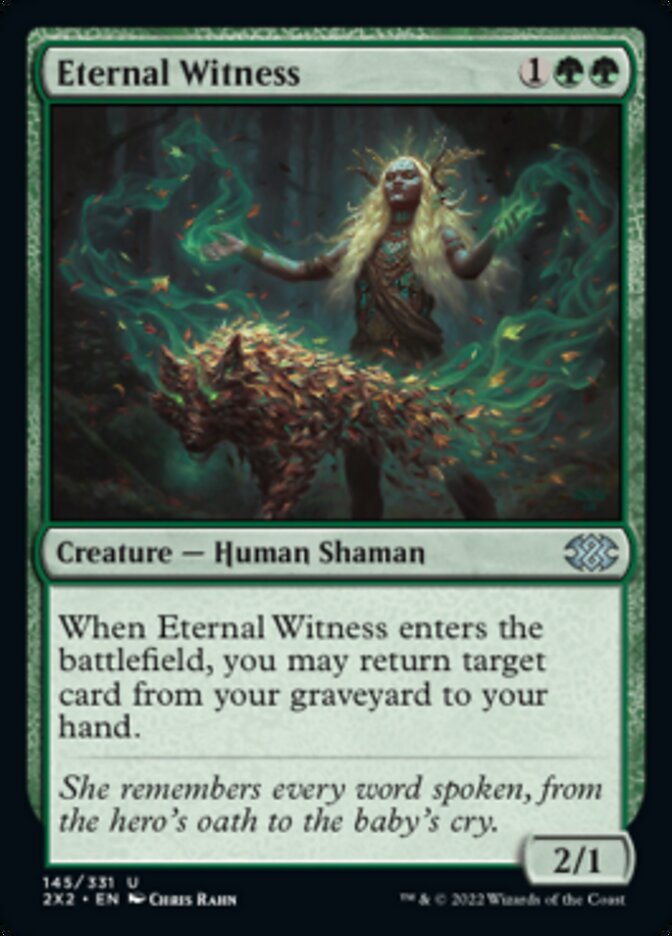 Eternal Witness [Double Masters 2022] | D20 Games