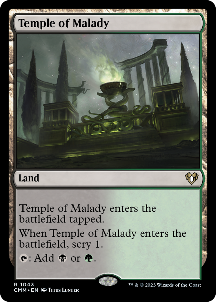 Temple of Malady [Commander Masters] | D20 Games