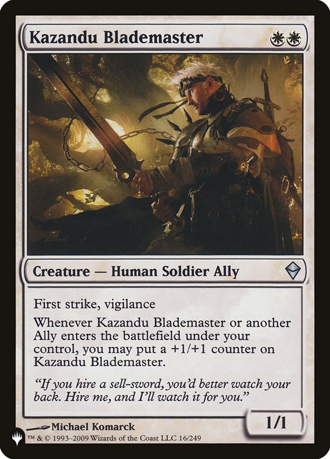 Kazandu Blademaster [The List] | D20 Games