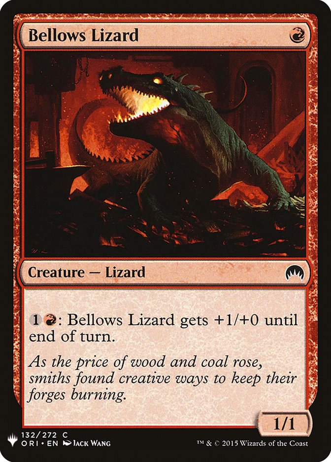 Bellows Lizard [Mystery Booster] | D20 Games