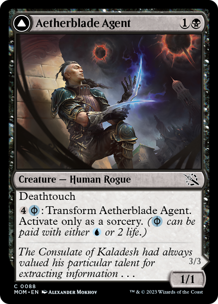 Aetherblade Agent // Gitaxian Mindstinger [March of the Machine] | D20 Games