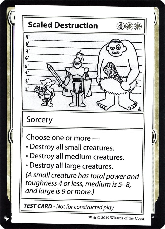 Scaled Destruction [Mystery Booster Playtest Cards] | D20 Games