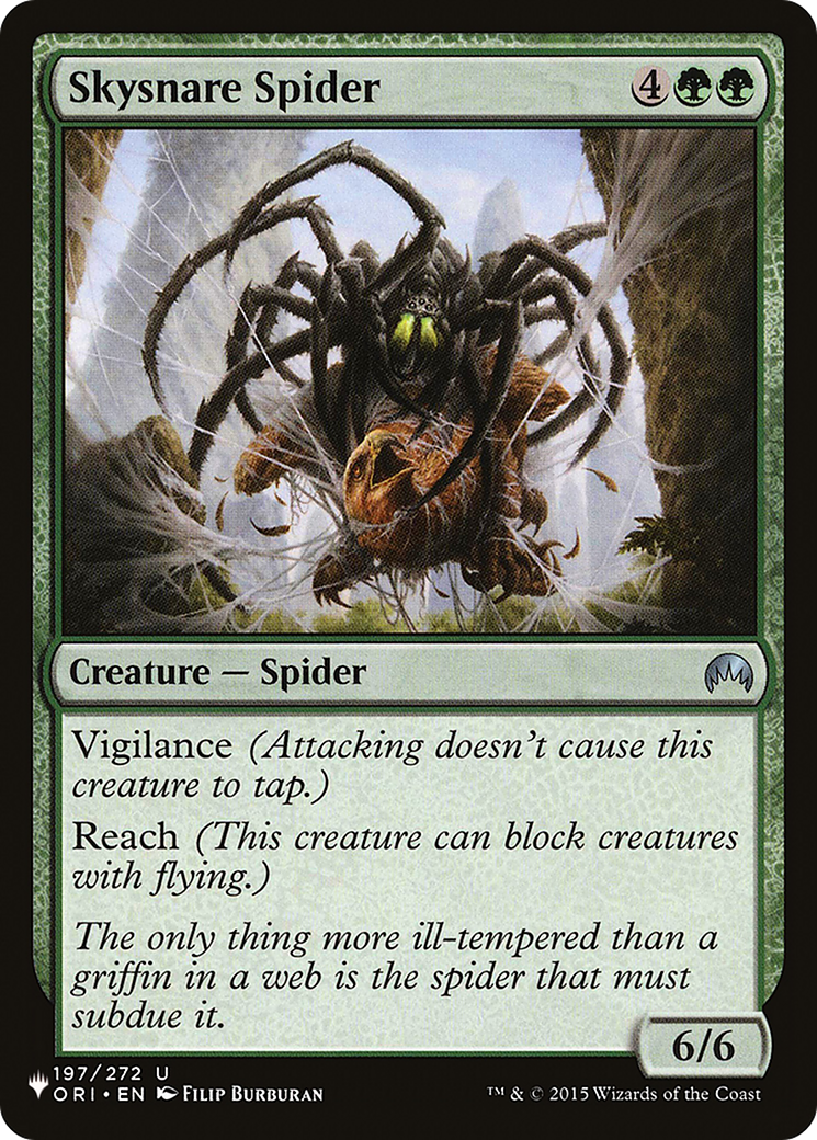 Skysnare Spider [The List Reprints] | D20 Games