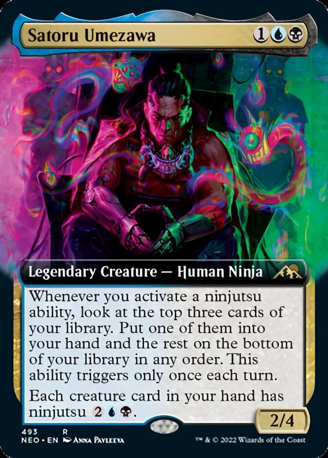 Satoru Umezawa (Extended Art) [Kamigawa: Neon Dynasty] | D20 Games