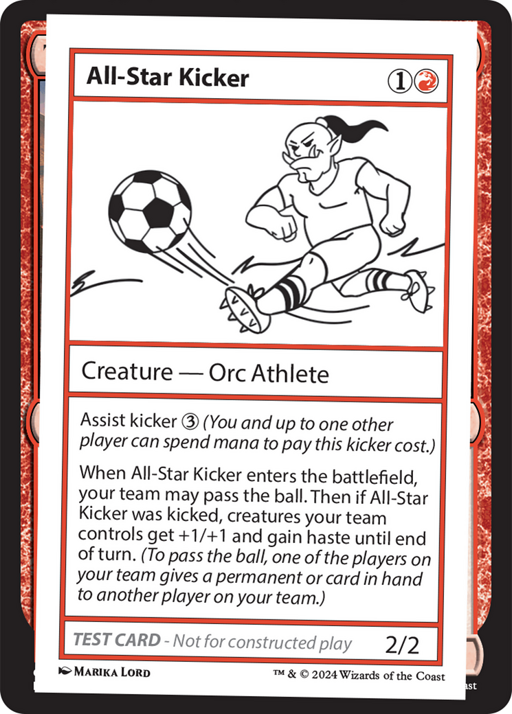 All-Star Kicker [Mystery Booster 2 Playtest Cards] | D20 Games