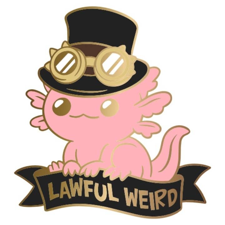 Alternative Alignments enamel pin - Lawful Weird