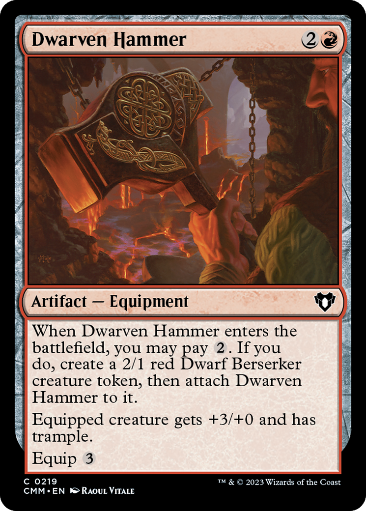 Dwarven Hammer [Commander Masters] | D20 Games