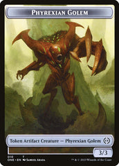 Phyrexian Goblin // Phyrexian Golem Double-Sided Token [Phyrexia: All Will Be One Tokens] | D20 Games