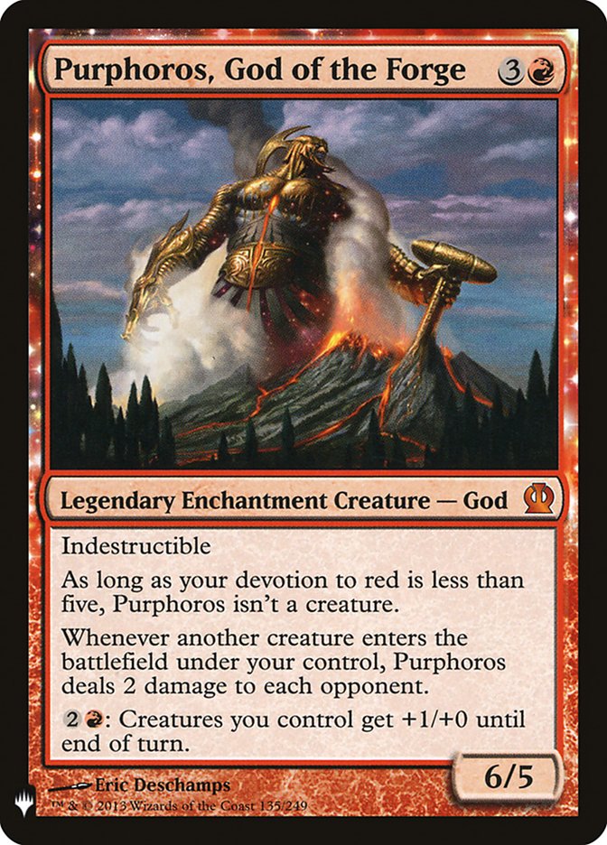 Purphoros, God of the Forge [Mystery Booster] | D20 Games