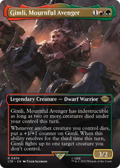 Gimli, Mournful Avenger (Borderless Alternate Art) [The Lord of the Rings: Tales of Middle-Earth] | D20 Games