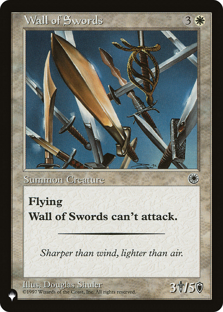 Wall of Swords [The List Reprints] | D20 Games