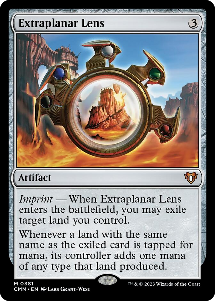 Extraplanar Lens [Commander Masters] | D20 Games