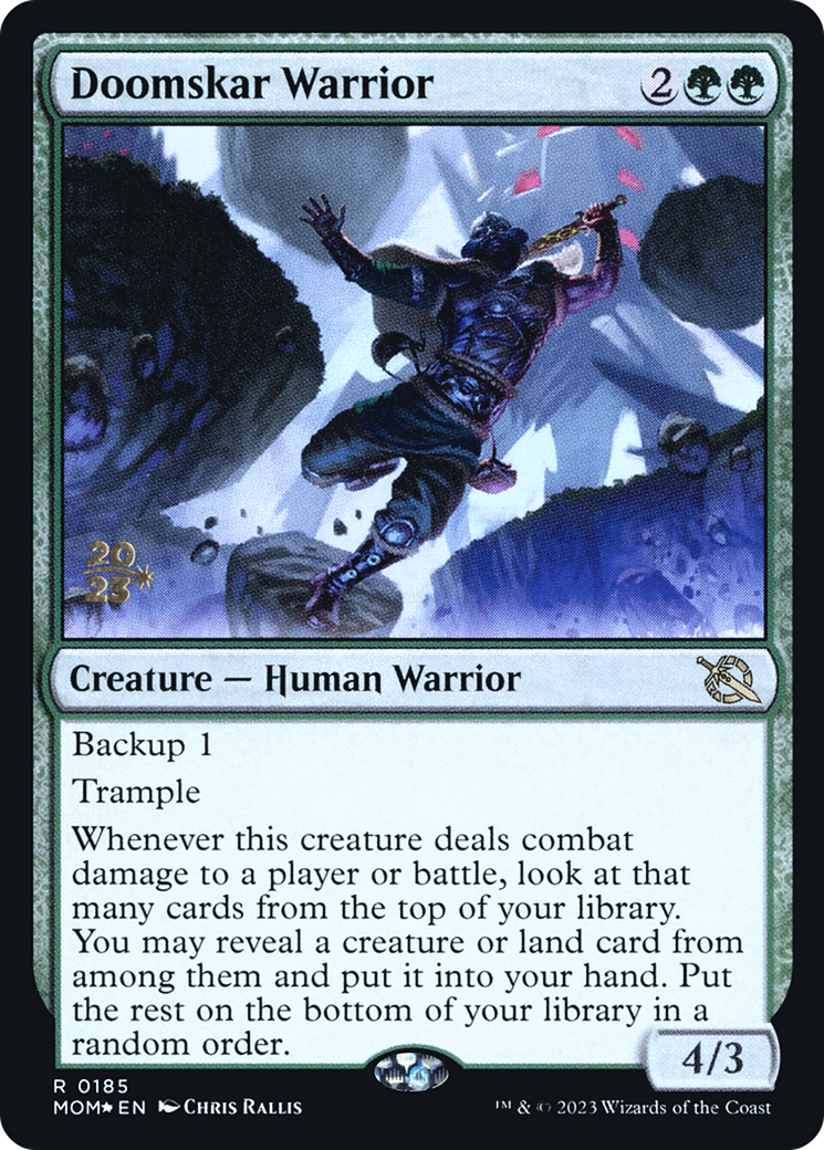 Doomskar Warrior [March of the Machine Prerelease Promos] | D20 Games