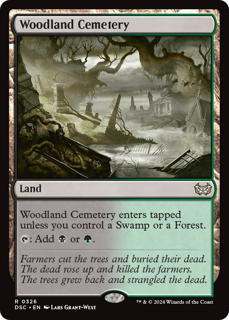 Woodland Cemetery [Duskmourn: House of Horror Commander] | D20 Games