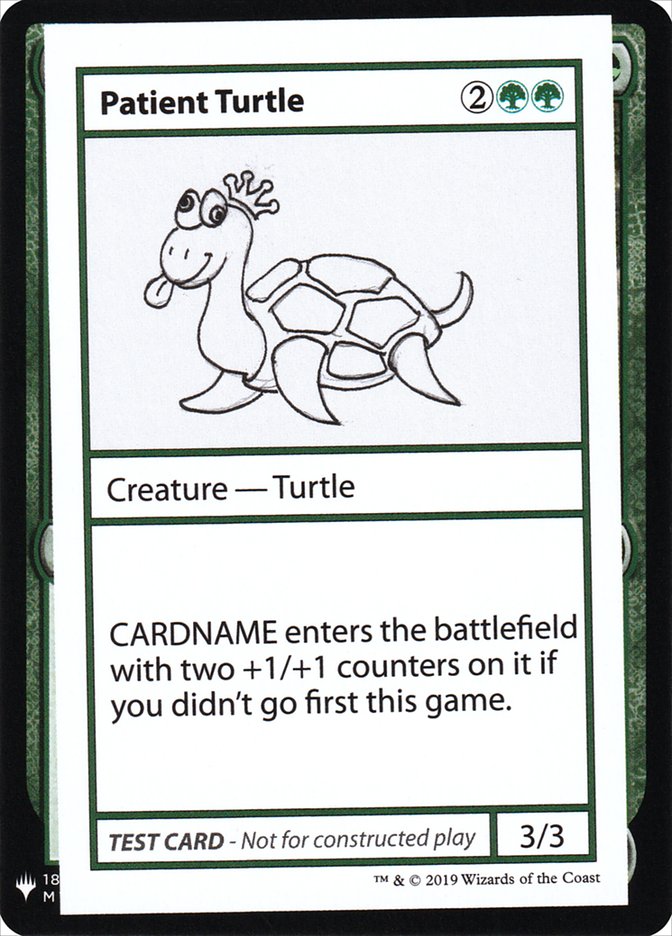 Patient Turtle [Mystery Booster Playtest Cards] | D20 Games