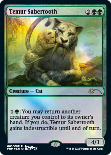 Temur Sabertooth [Year of the Tiger 2022] | D20 Games