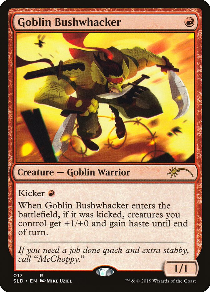 Goblin Bushwhacker [Secret Lair Drop Series] | D20 Games