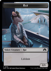 Eldrazi Spawn // Rat Double-Sided Token [Modern Horizons 3 Tokens] | D20 Games