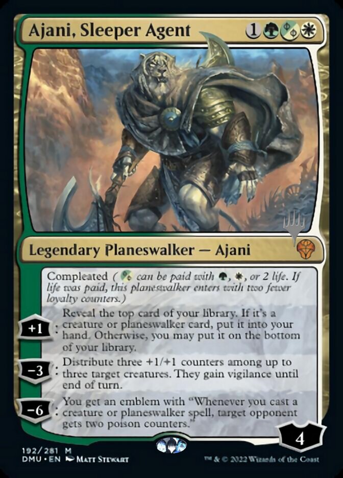 Ajani, Sleeper Agent (Promo Pack) [Dominaria United Promos] | D20 Games