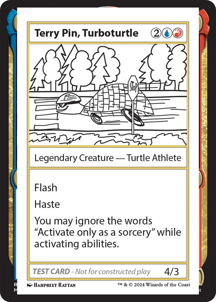 Terry Pin, Turboturtle [Mystery Booster 2 Playtest Cards] | D20 Games