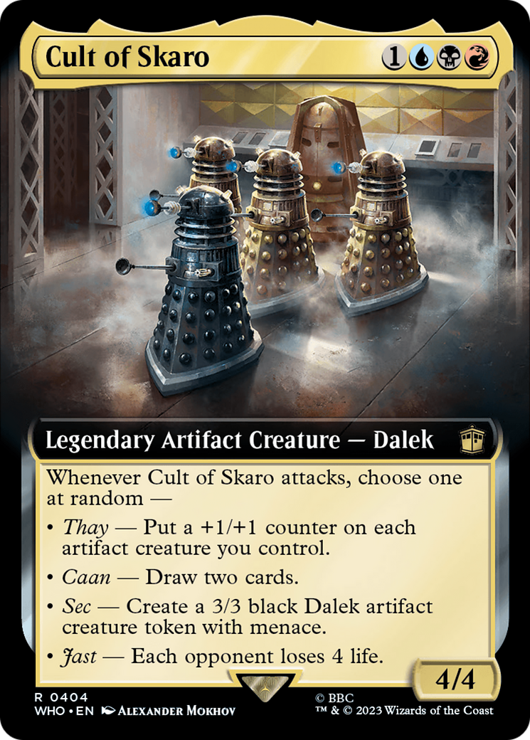 Cult of Skaro (Extended Art) [Doctor Who] | D20 Games