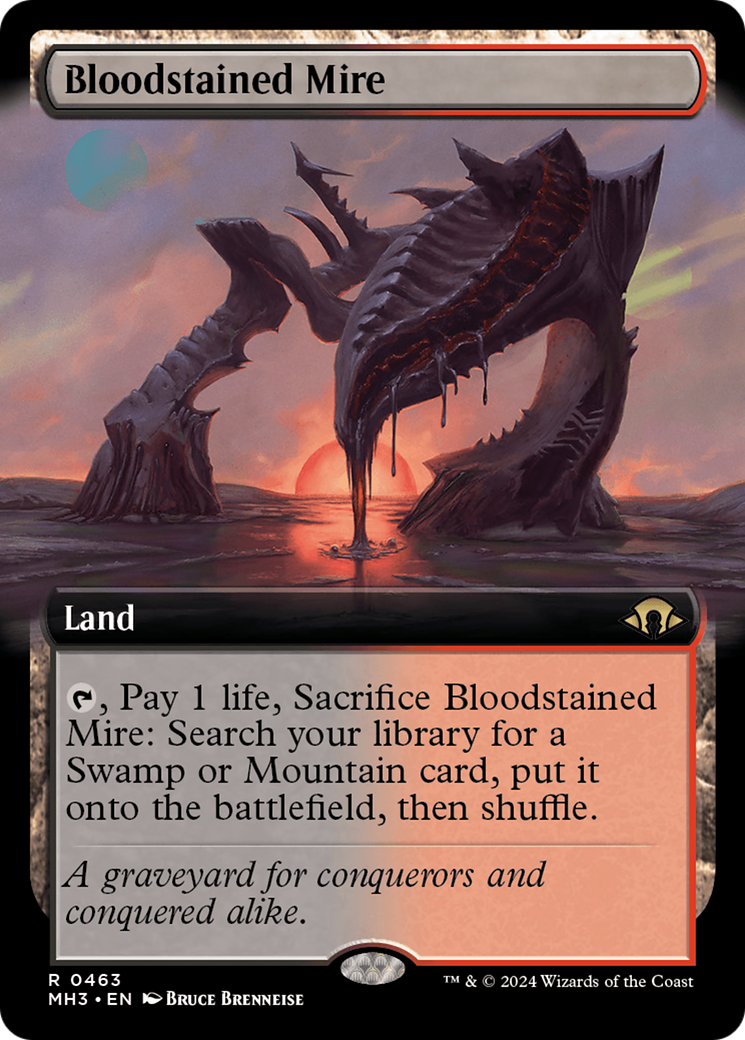 Bloodstained Mire (Extended Art) [Modern Horizons 3] | D20 Games