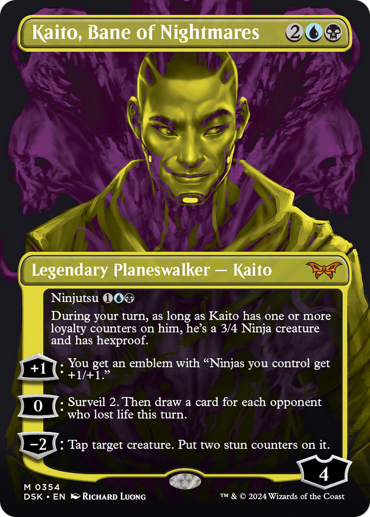 Kaito, Bane of Nightmares (Showcase) [Duskmourn: House of Horror] | D20 Games