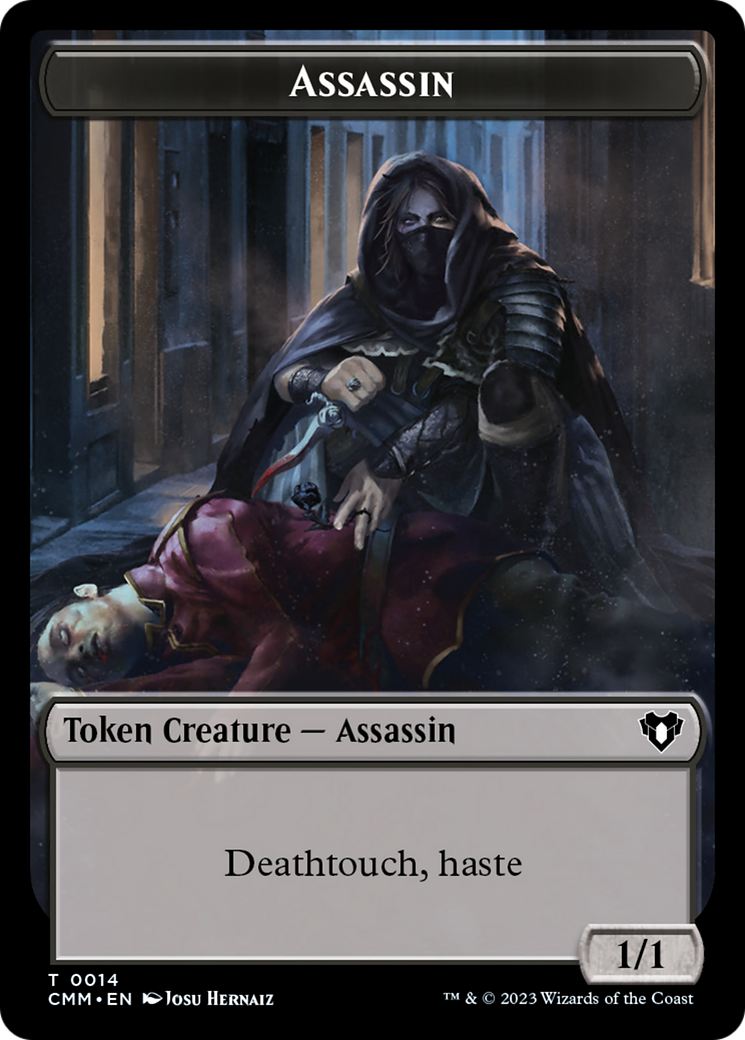 Assassin Token [Commander Masters Tokens] | D20 Games