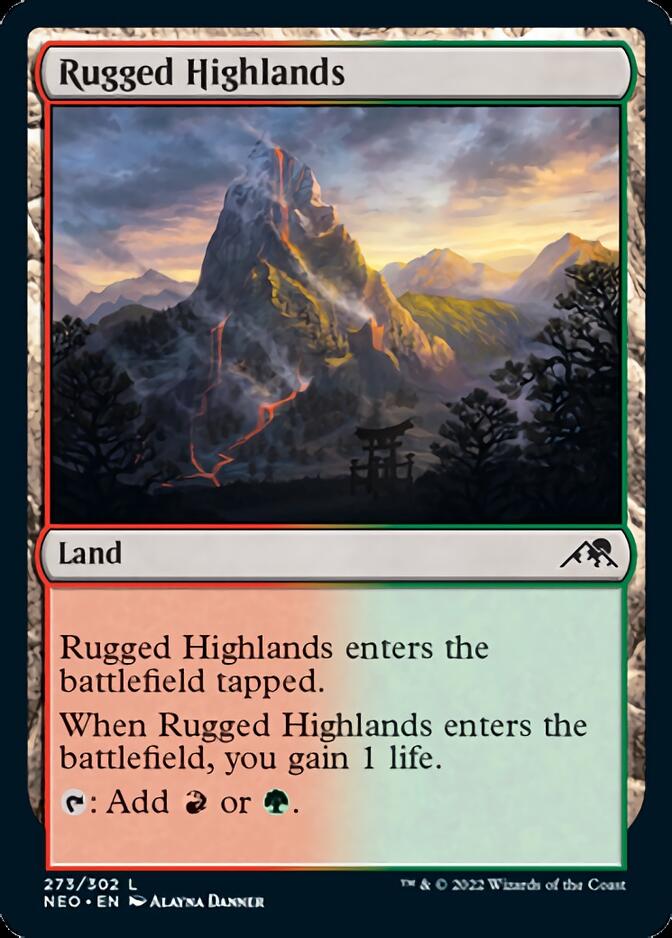 Rugged Highlands [Kamigawa: Neon Dynasty] | D20 Games