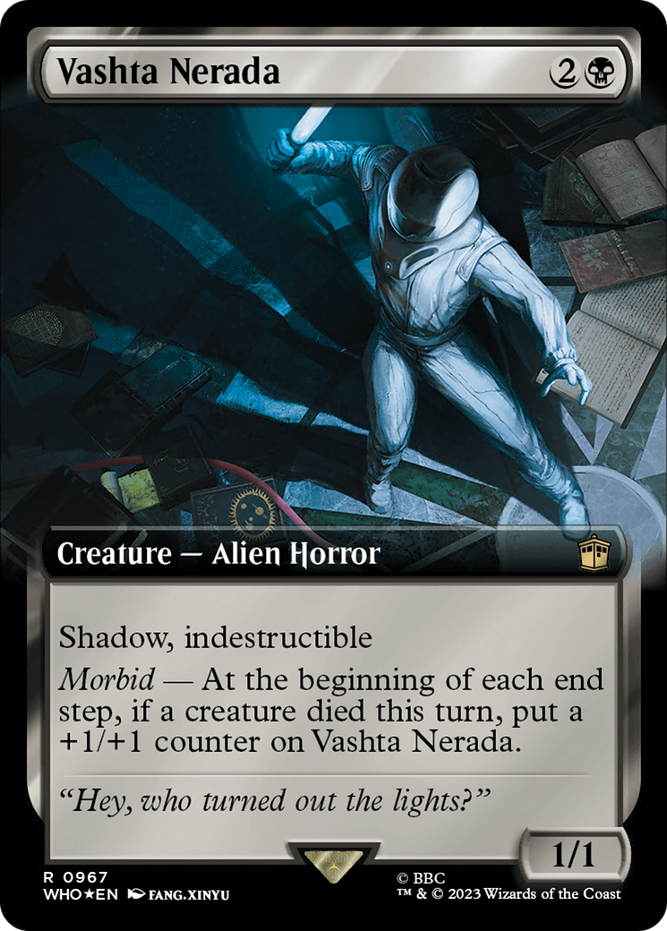 Vashta Nerada (Extended Art) (Surge Foil) [Doctor Who] | D20 Games